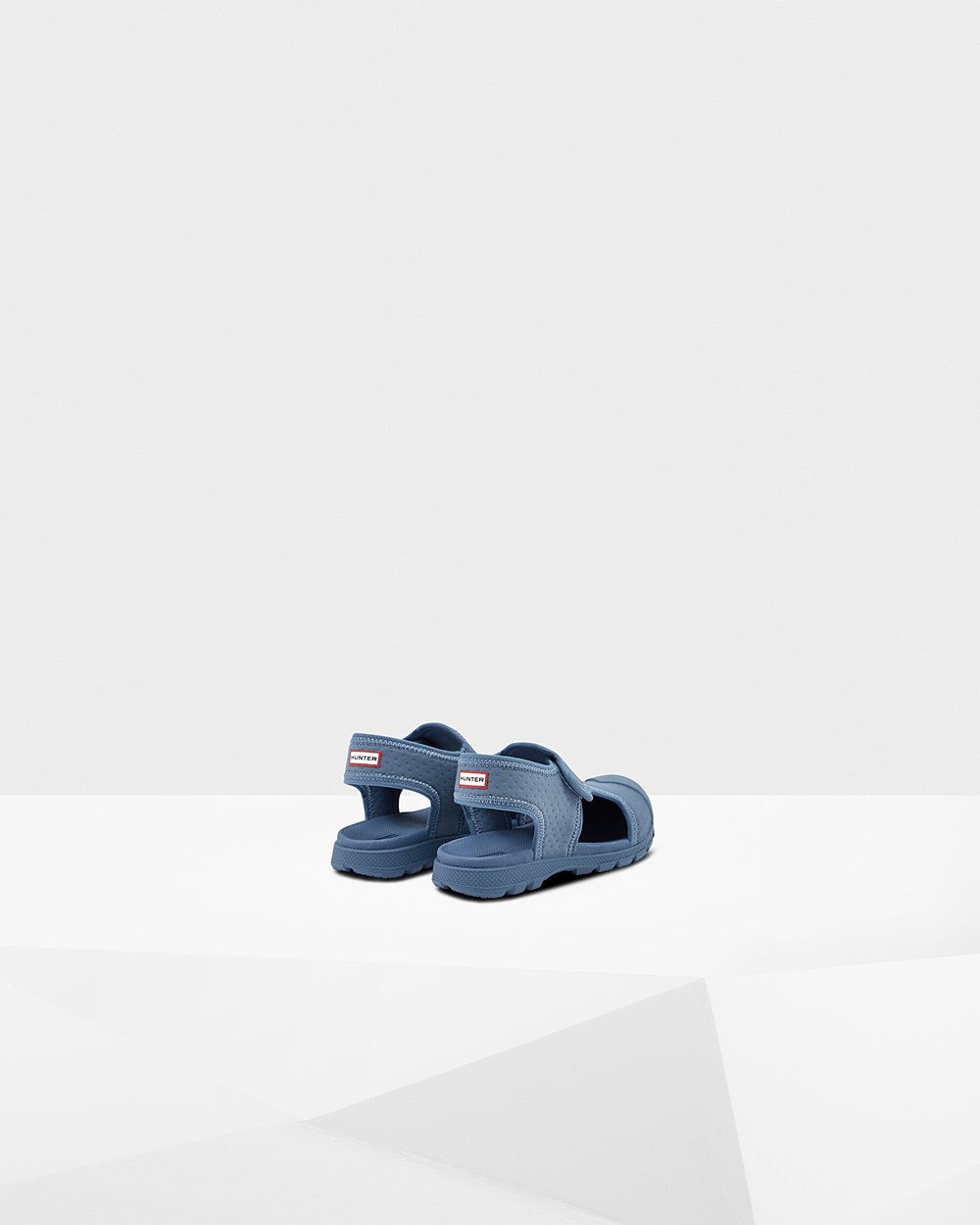 Sandalen Kinderen - Hunter Original Little Outdoor Walking - Blauw - 76DINMRJG